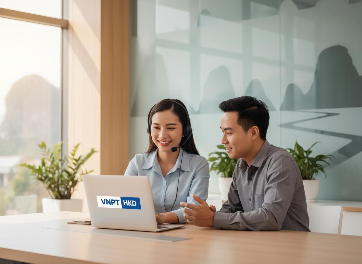 Tổng đài hộ trợ phần mềm kế toán bán hàng VNPT HKD cho hộ kinh doanh tại Ninh Bình